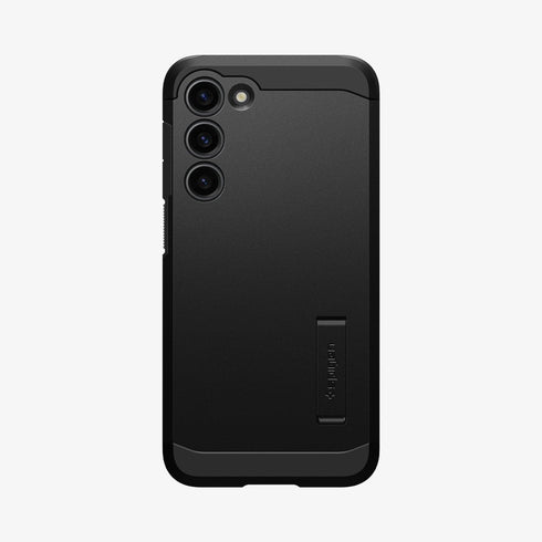 ACS05623 - Galaxy S23 Ultra Case Tough Armor in black showing the back